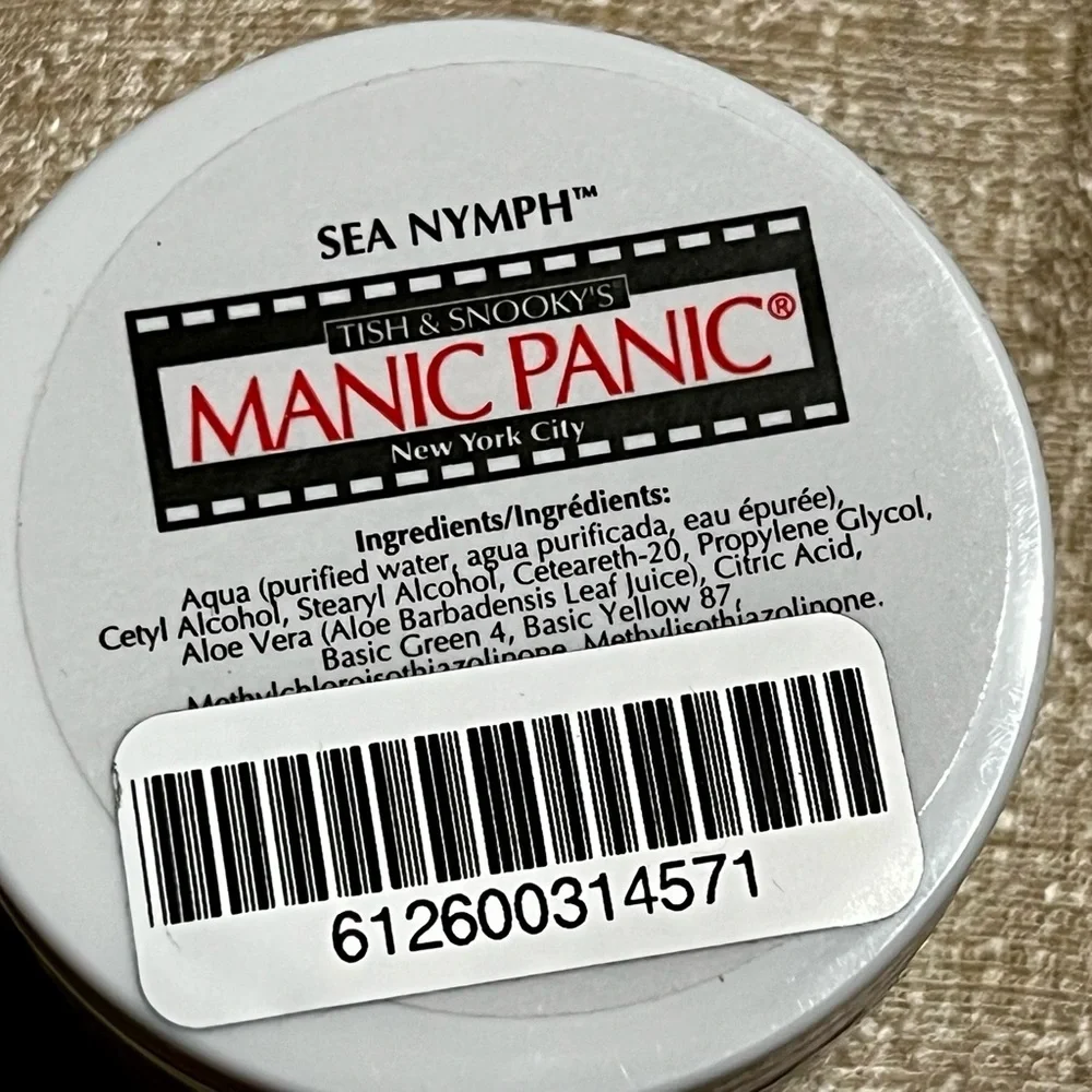 Lot of six new jars of Manic Panic Semi Permanent Creamtones Hair Dye Sea Nymph - Picture 5 of 8